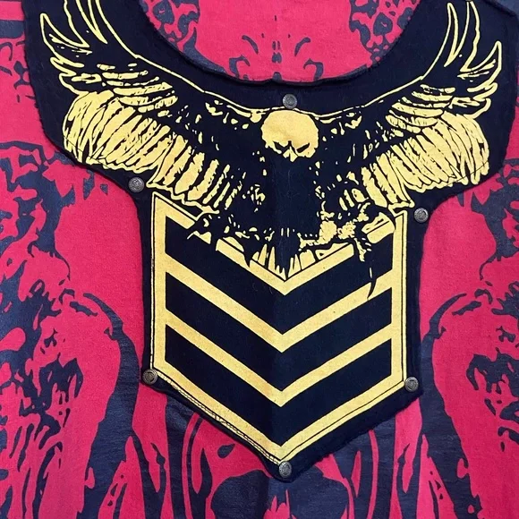 VTG Give Me Face 2000 “Many Are Called” All Over Graphics  T Shirt Men’s XL - Picture 6 of 11